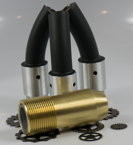 EVBCB3 Curved nozzle for blast cleaning in restricted and/or diff